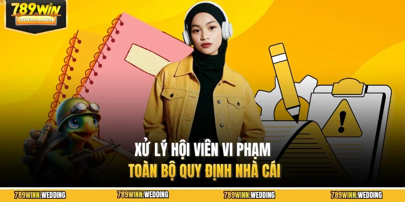 Xử lý hội viên vi phạm toàn bộ quy định nhà cái