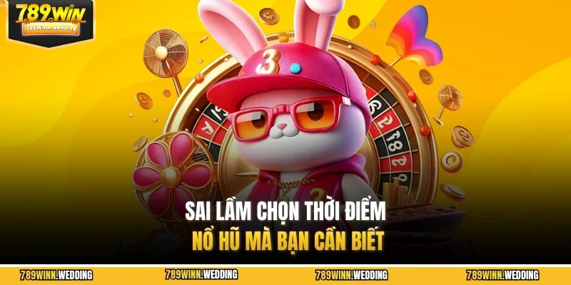 Sai lầm chọn thời điểm nổ hũ mà bạn cần biết